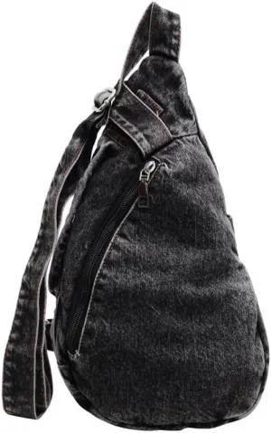 Trendy Sling Bag for Women Crossbody Sling Bag Denim Shoulder Bag Backpack Fanny Belt Bag for Sports Hiking 2025