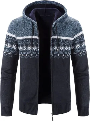 TUQIDEWU Hoodies for Men Pullover, Zip Up Hoodie Men Heavyweight Full Zip Up Fleece Hoodie Long Sleeve Jacket with Pockets