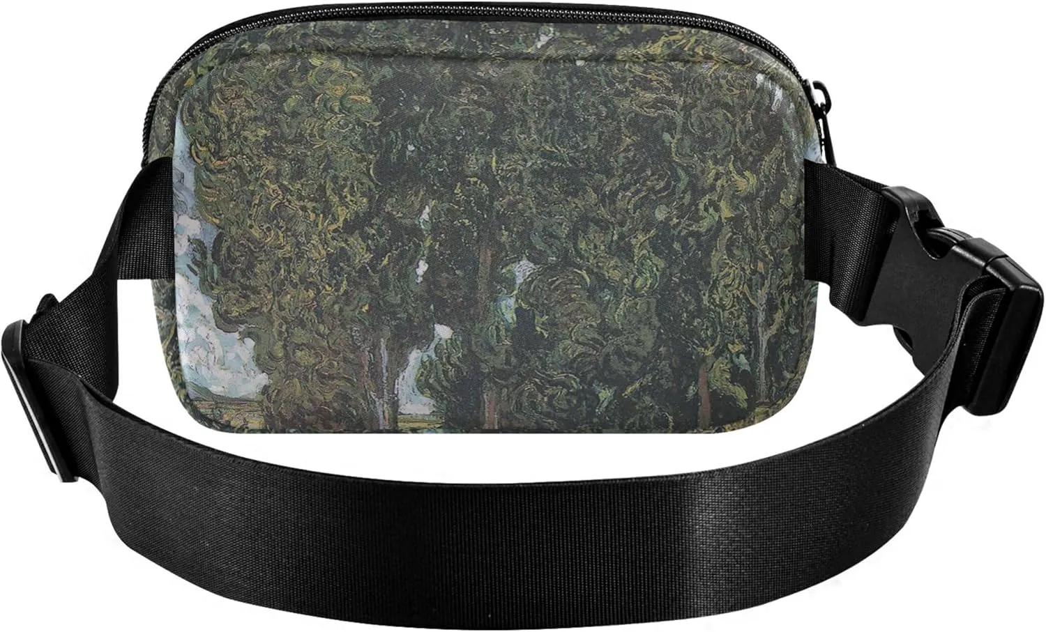 Vincent Vangogh Cypresses Print Fanny Packs Women Bright Colored Hip Pack Belt Pouch Waterproof Travel Waist Bag