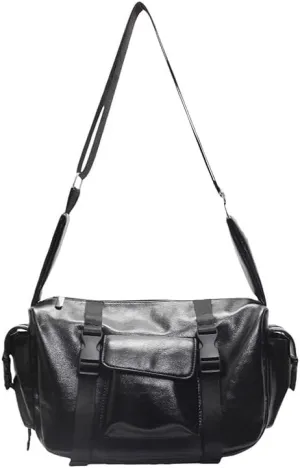 Vintage Large Capacity Crossbody Bag for Women Shoulder Bag Commuter Bag Casual Satchel Purse Shopping Bag 2025