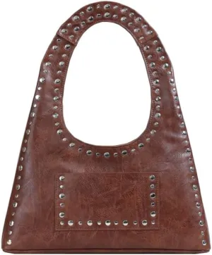 Vintage Riveted Shoulder Bag Vintage Tote Bag Studded Purses for Women Y2K Purse Stylish Hobo Bag Work Bag 2025
