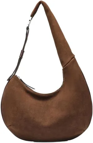 Vintage Shoulder Bag for Women Purse Suede Handbag Hobo Bag Crescent Shoulder Purse Suede Satchel Bag 2025