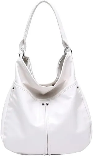Vintage Tote Bag for Women Large Capacity PU Leather Shoulder Bag Satchel Purse Trendy Shopping Bag Travel Bag 2025