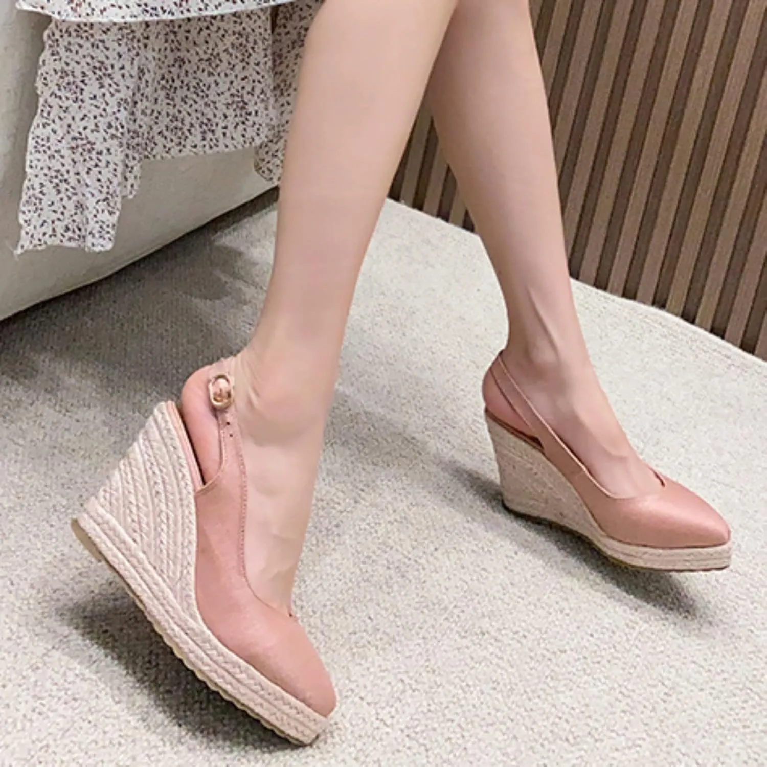 Wedge Sandals Womens Silver Wedges Women's Platform Sandals Wedge Open Toe Black for Women Casual Platform Open Toe Sandal Walking Women Comfort Arch Support Comfortable