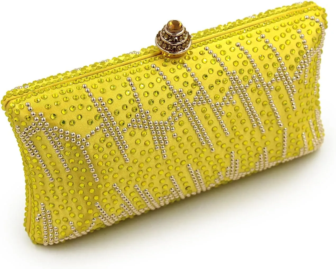 Women and Ladies Handbag Evening Clutch Bag Rhinestones Shoulder Bags for Prom Wedding Party