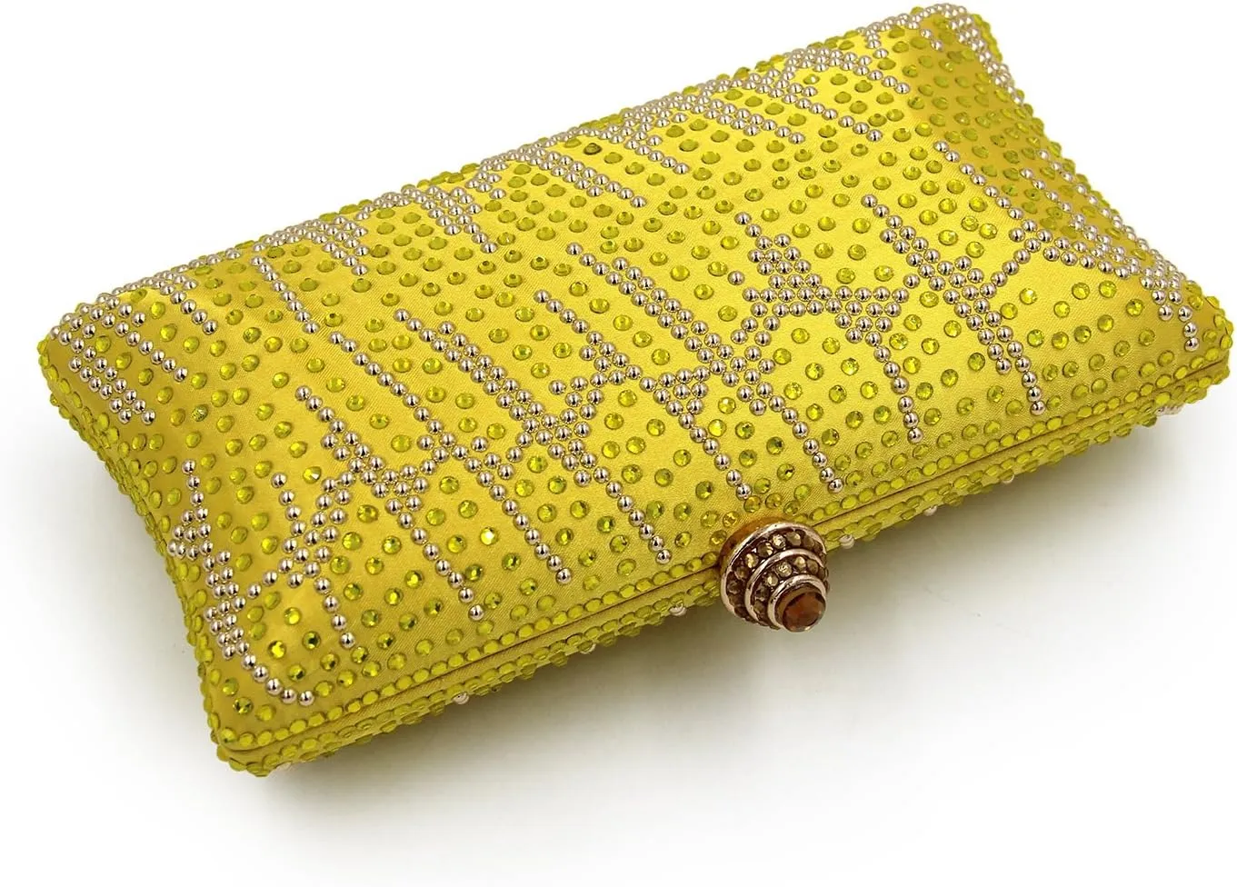 Women and Ladies Handbag Evening Clutch Bag Rhinestones Shoulder Bags for Prom Wedding Party