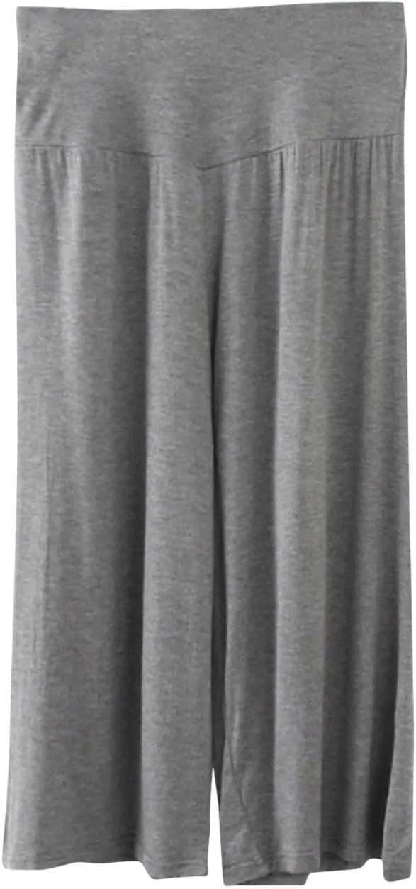 Women Capri 3/4 Trousers Cropped Pants Lounge Yoga Sports Sweatpants Stretch Leggings Elasticated Waist Bottoms