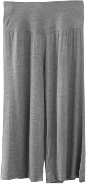 Women Capri 3/4 Trousers Cropped Pants Lounge Yoga Sports Sweatpants Stretch Leggings Elasticated Waist Bottoms
