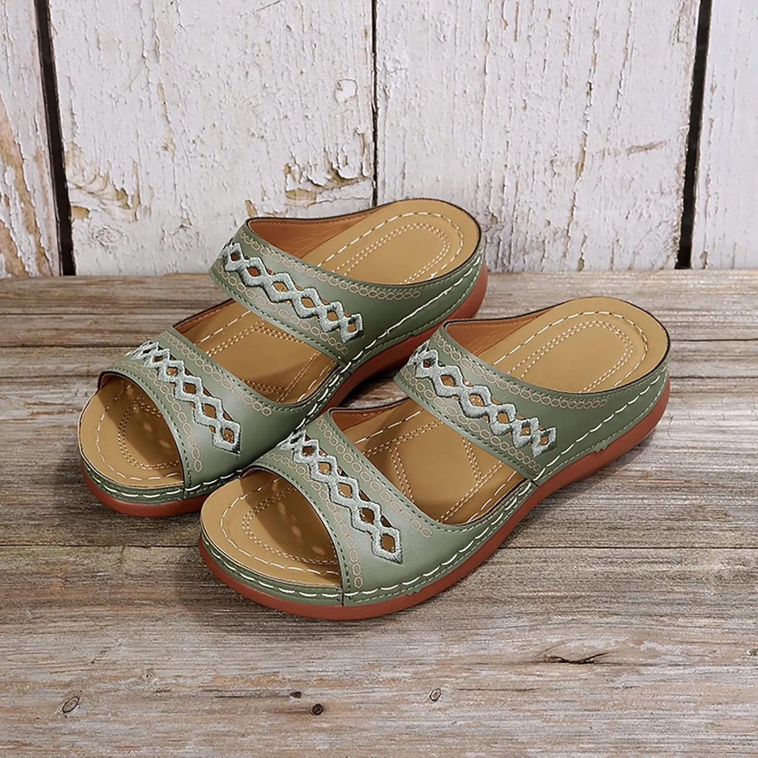 Women Wedge Sandals Dressy Wedge Sandals for Women Soft Womens Sandal Comfortable Summer Shoes for Womens 2025