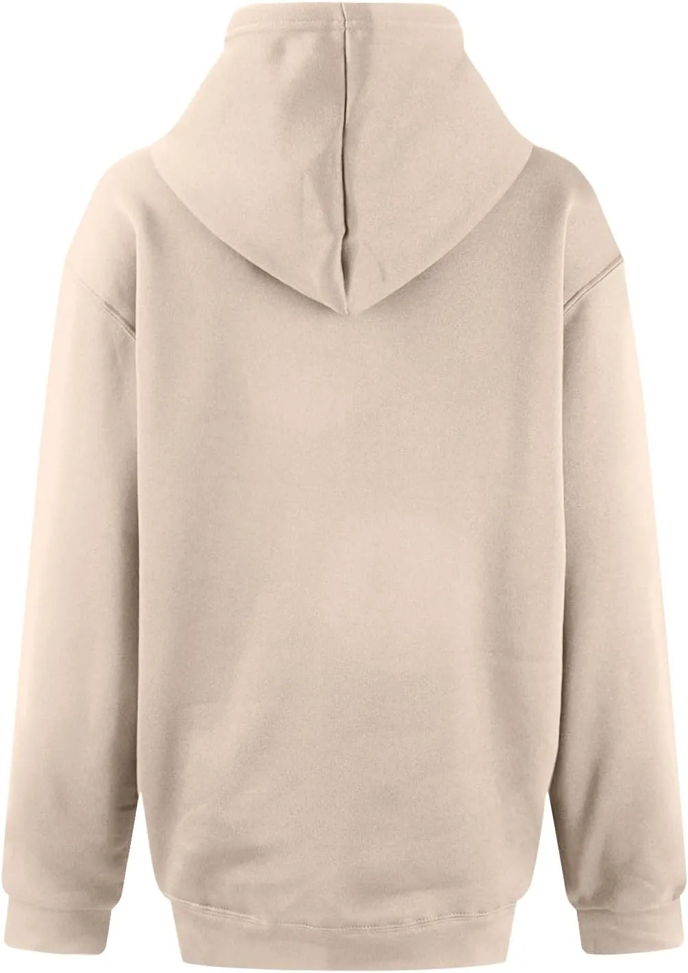 Women'S Fashion Hoodies & Sweatshirts 2024 Fall Drop Shoulder Pullover Sweaters Long Sleeve Tops With Pocket