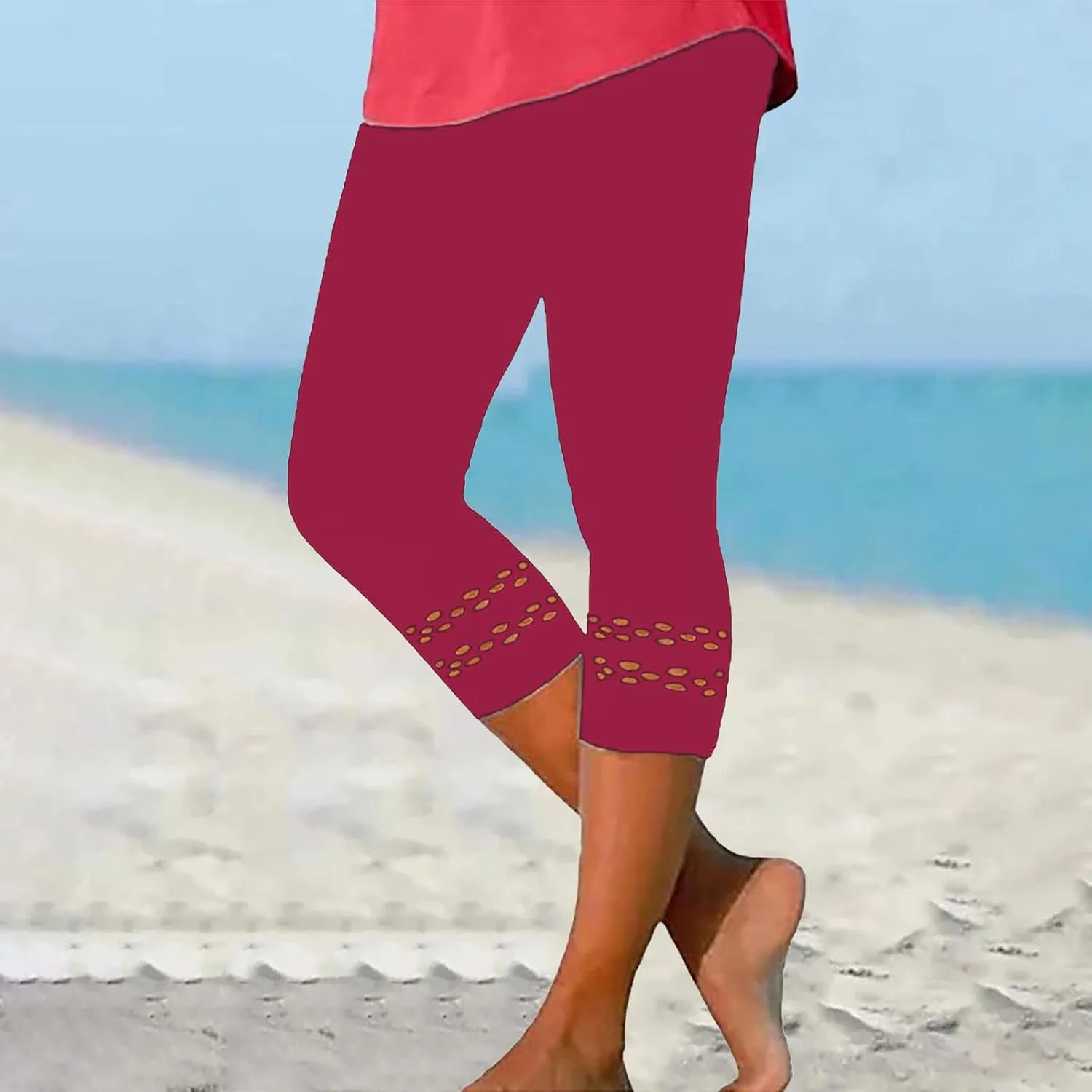 Womens Fitness Athletic Leggings Workout High Waist Yoga Capri Pants Stretch Hollow Cropped Trouser Gym Running Bottoms