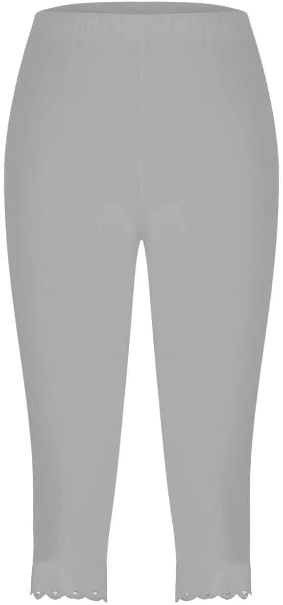 Yoga Leggings for Women Cropped Trousers High Waist Capri Pants Summer Elastic Slim Solid 3/4 Length Stretch Trouser