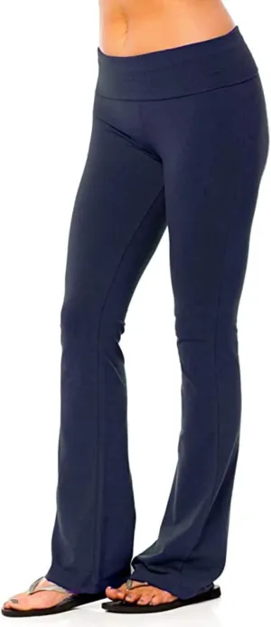 Yoga Pants with Pockets for Women High Waisted Butt Lifting Flare Leggings Workout Athletic Gym Stretch Tights Sports Trouser