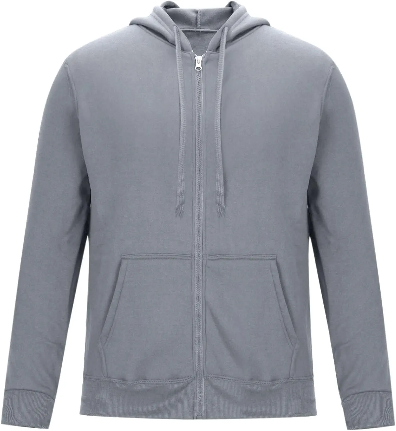 Zip Up Hoodies For Men Lightweight Full Zip Sweatshirt Pullover Athletic Sports Gym Casual Hooded Sweatshirts Jacket