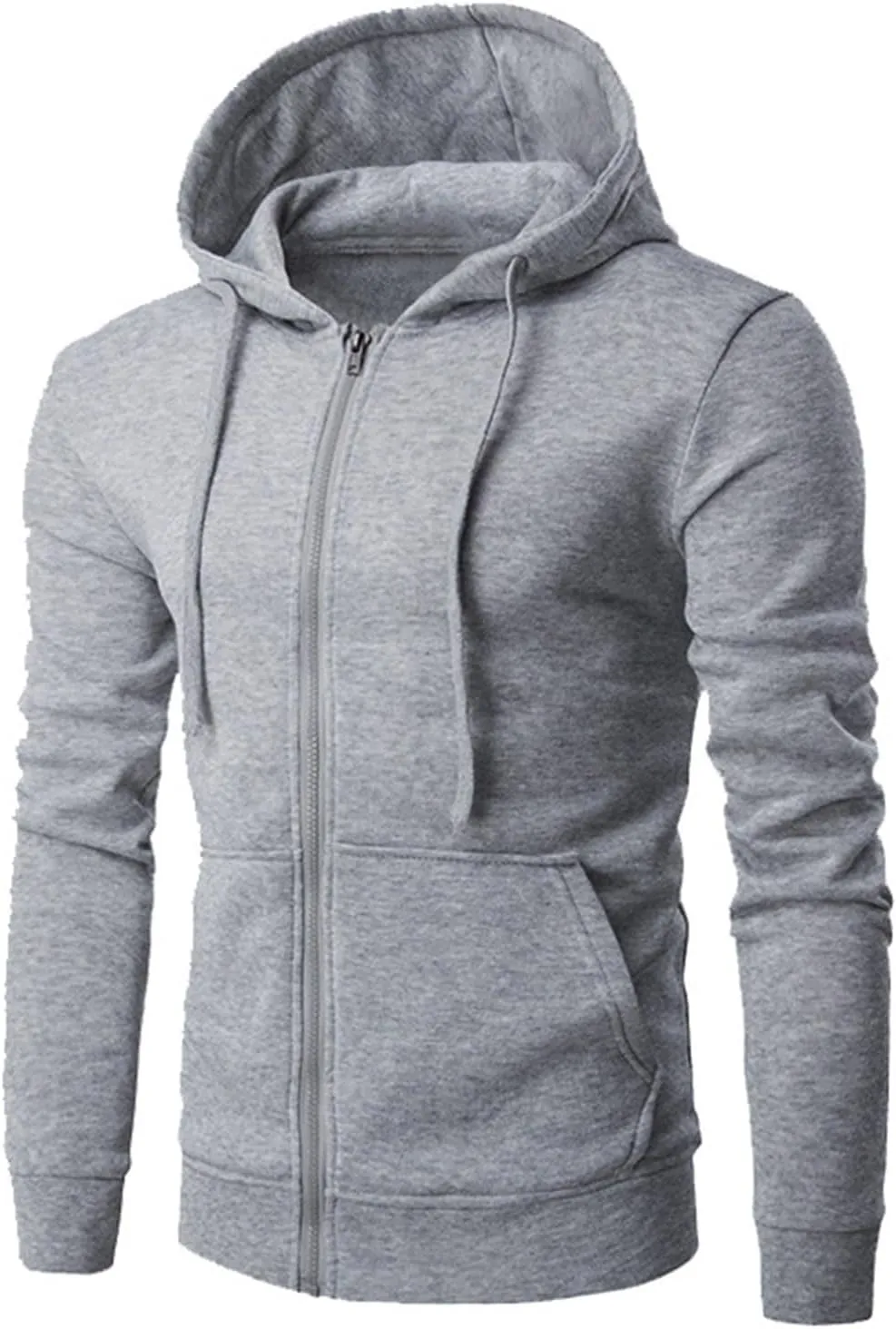 Zip Up Hoodies For Men Lightweight Full Zip Sweatshirt Pullover Athletic Sports Gym Casual Hooded Sweatshirts Jacket